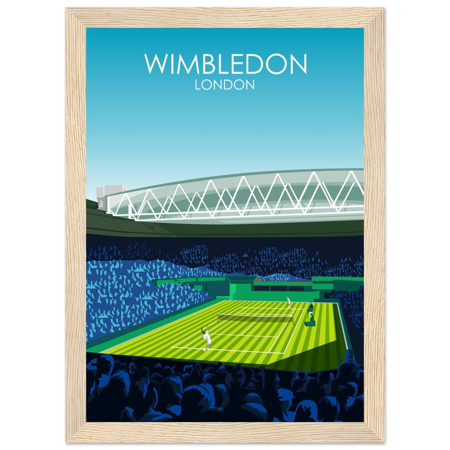 Wimbledon Poster - Wimbledon Centre Court Tennis Poster