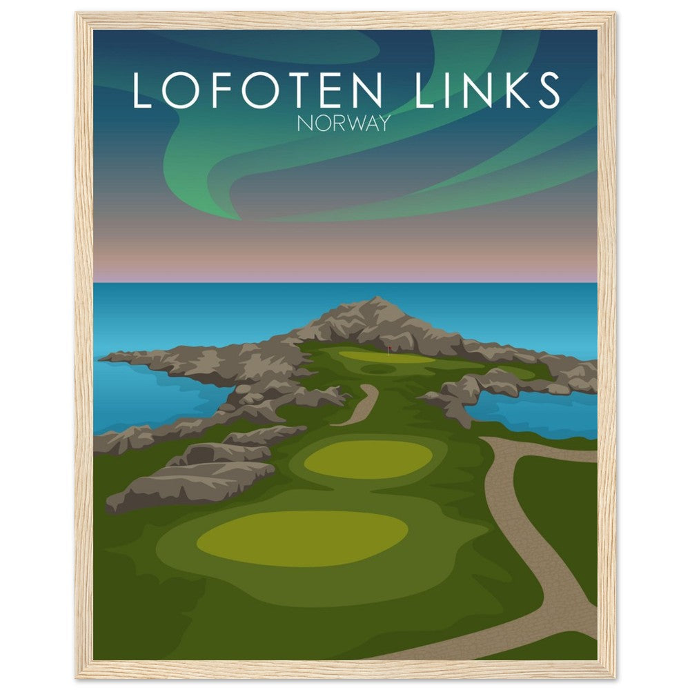 Lofoten Links Golf Course Print