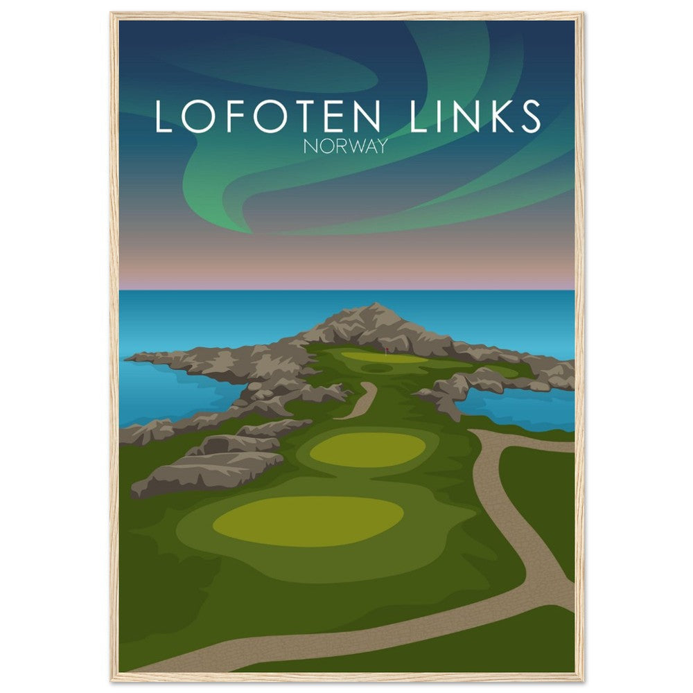 Lofoten Links Golf Course Print