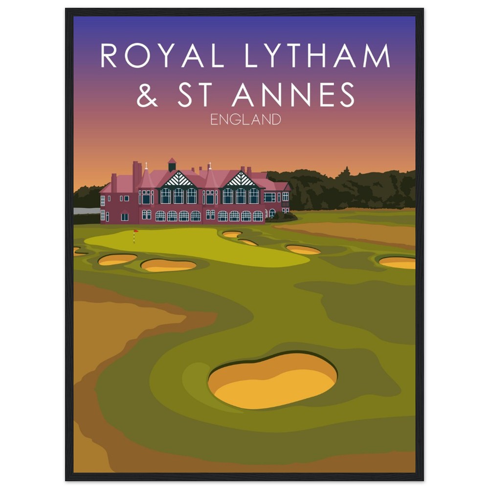 Royal Lytham & St Annes Golf Course Sunset Print