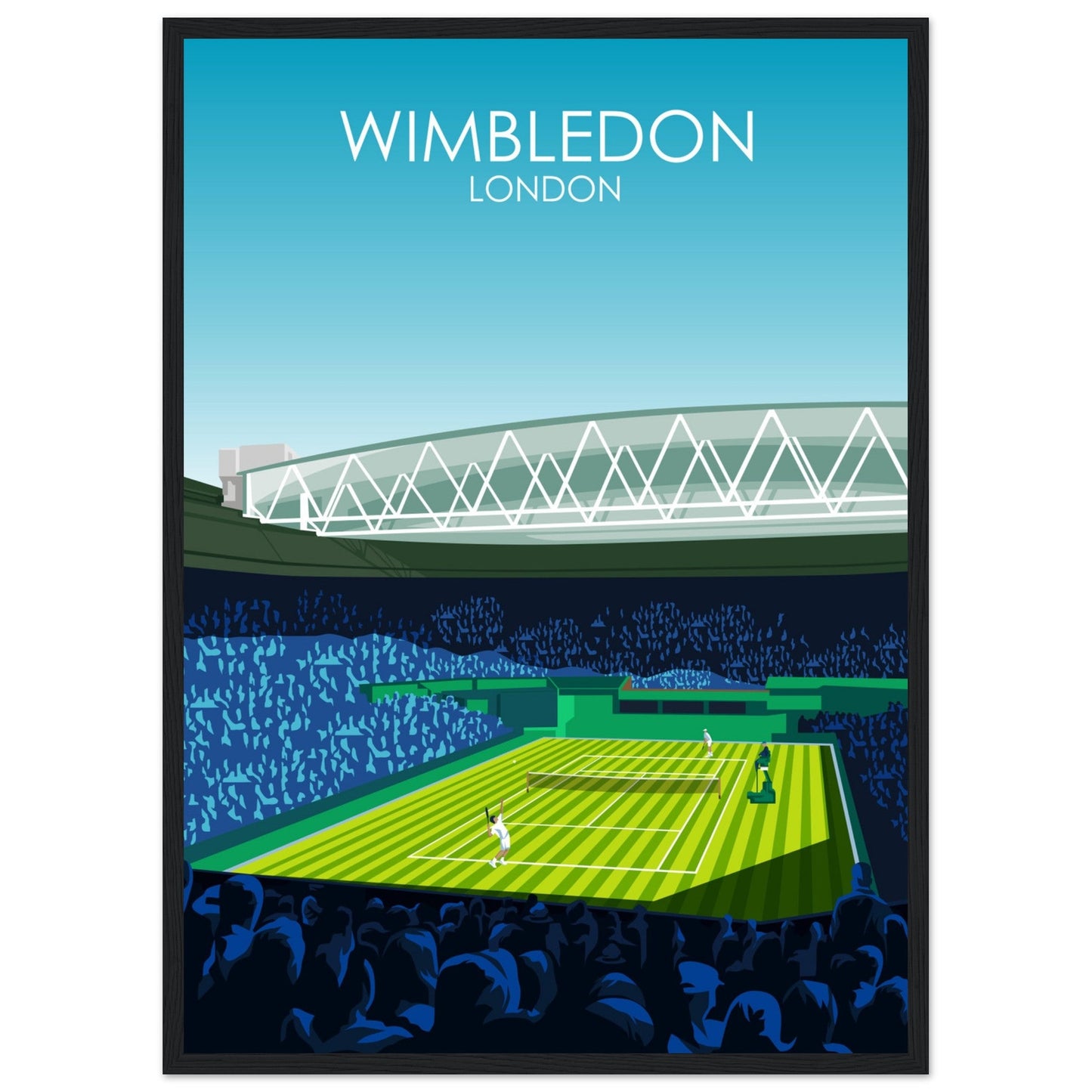 Wimbledon Poster - Wimbledon Centre Court Tennis Poster