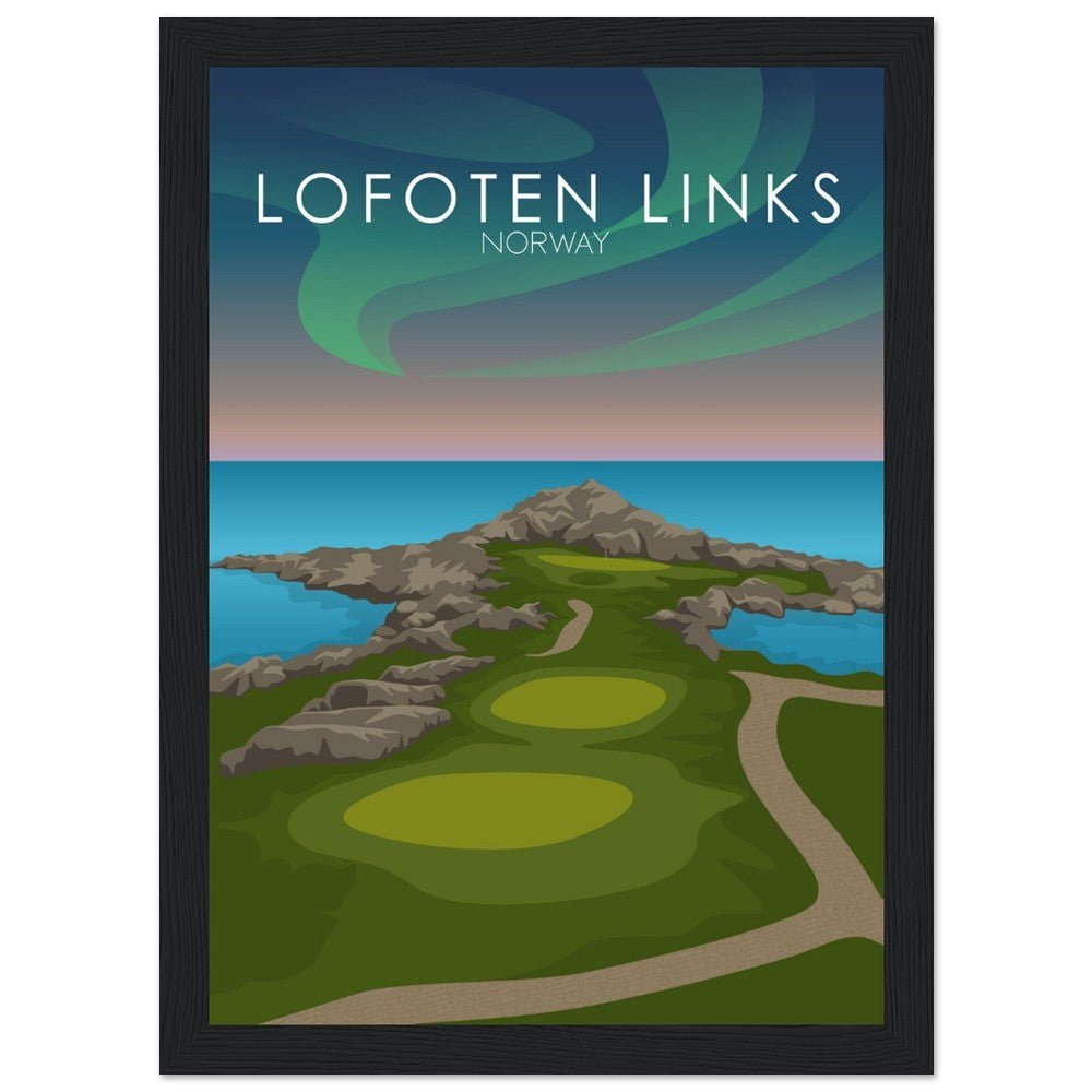 Lofoten Links Golf Course Print