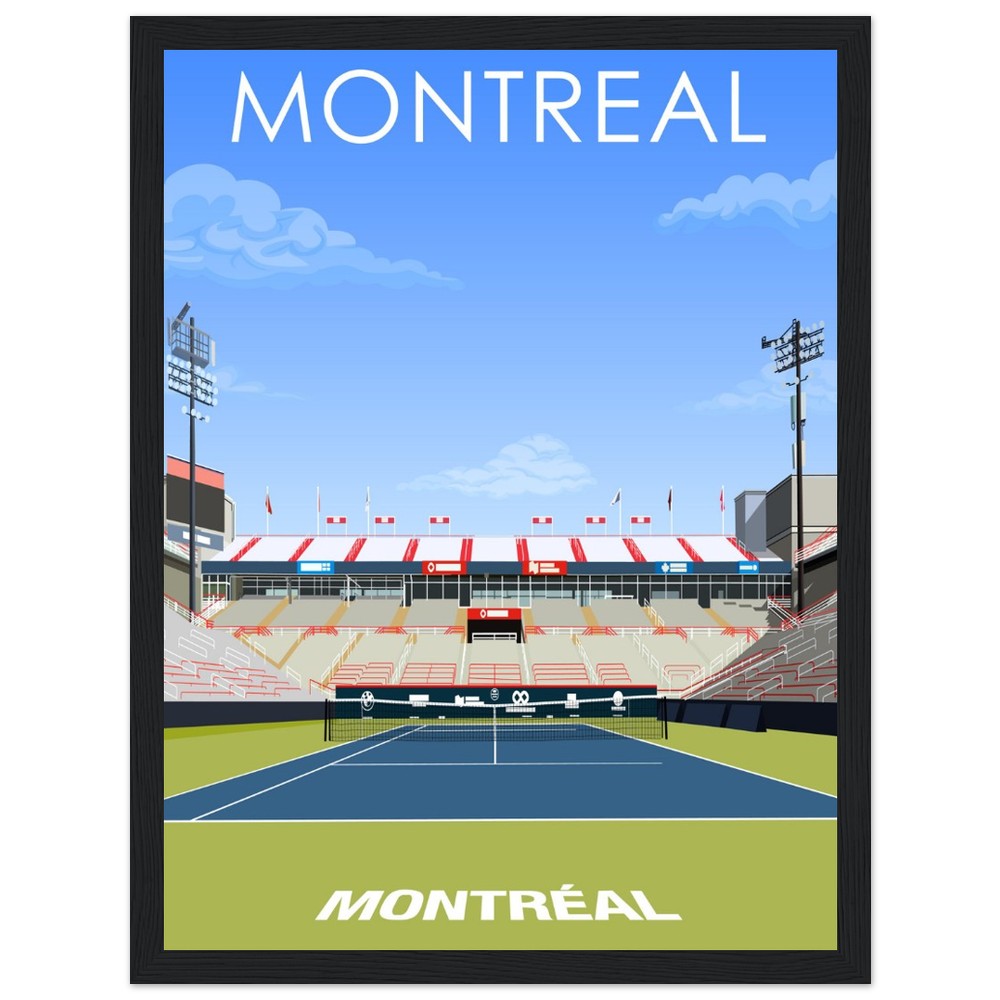 Montreal ATP/WTA Masters Tennis Stadium Poster