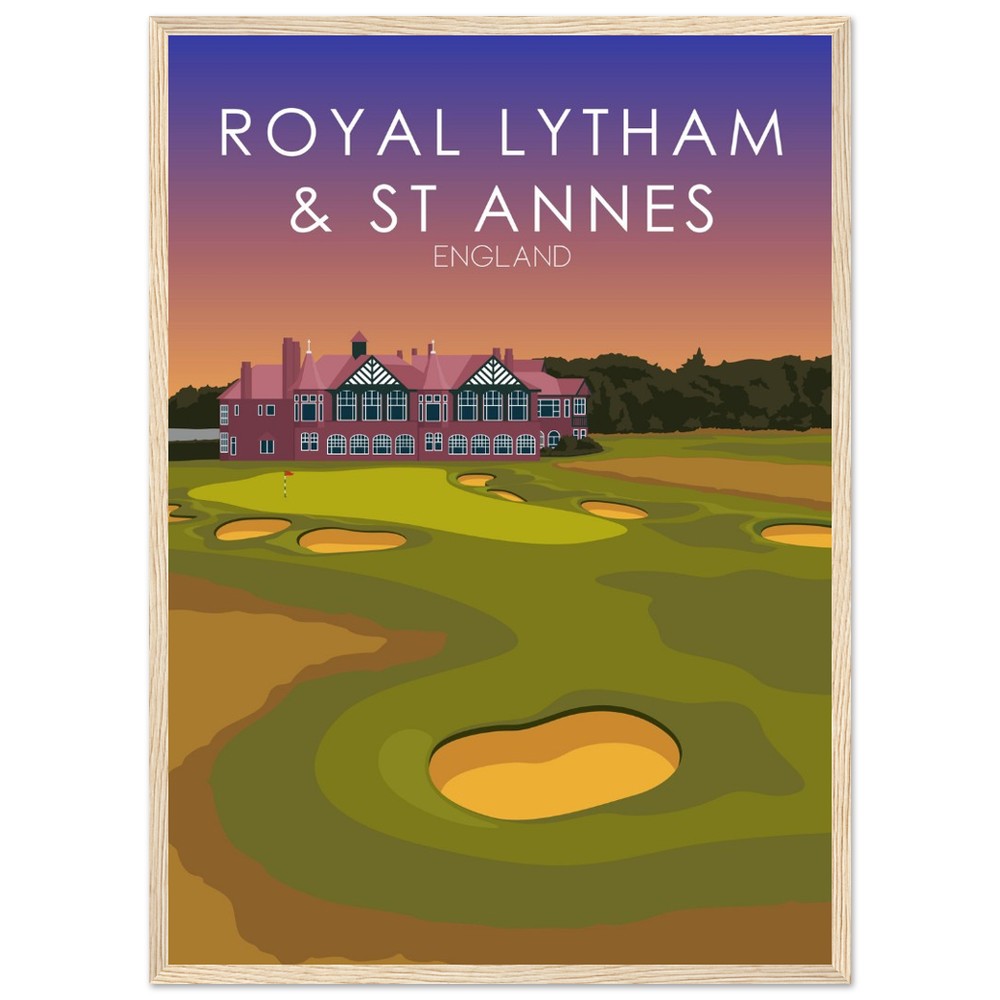 Royal Lytham & St Annes Golf Course Sunset Print