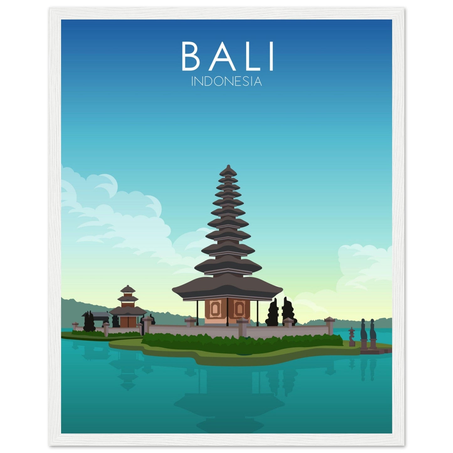 Bali Poster | Bali Wall Art | Bali Daytime Print