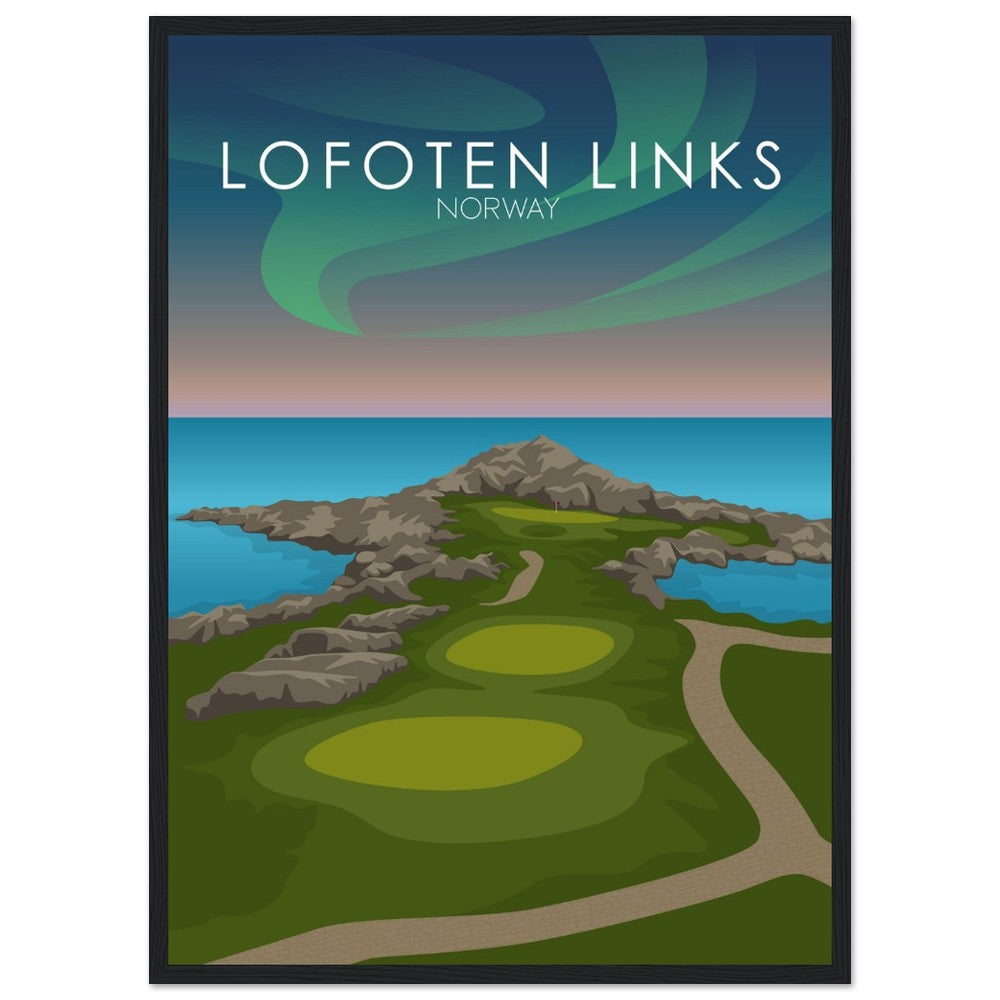 Lofoten Links Golf Course Print