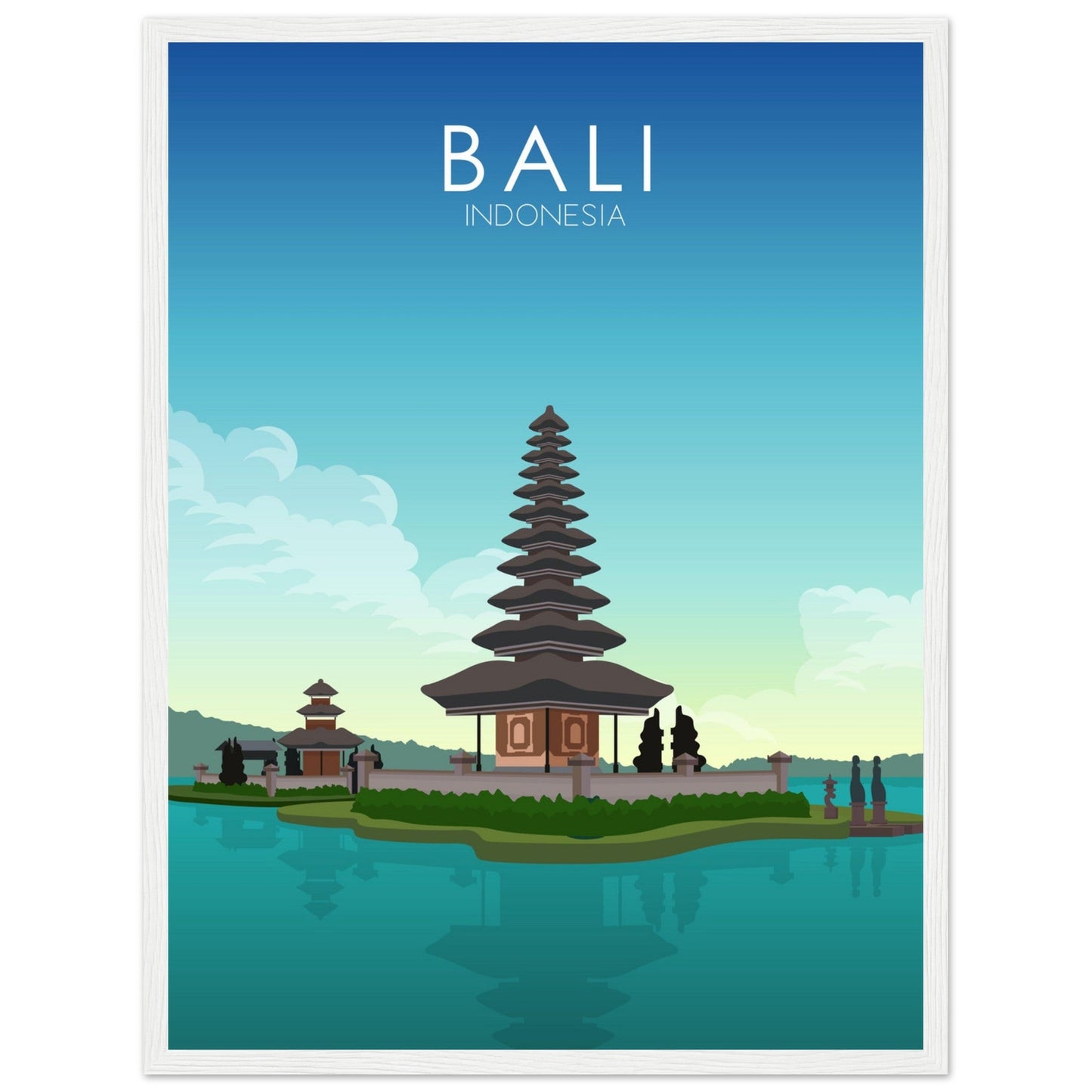 Bali Poster | Bali Wall Art | Bali Daytime Print