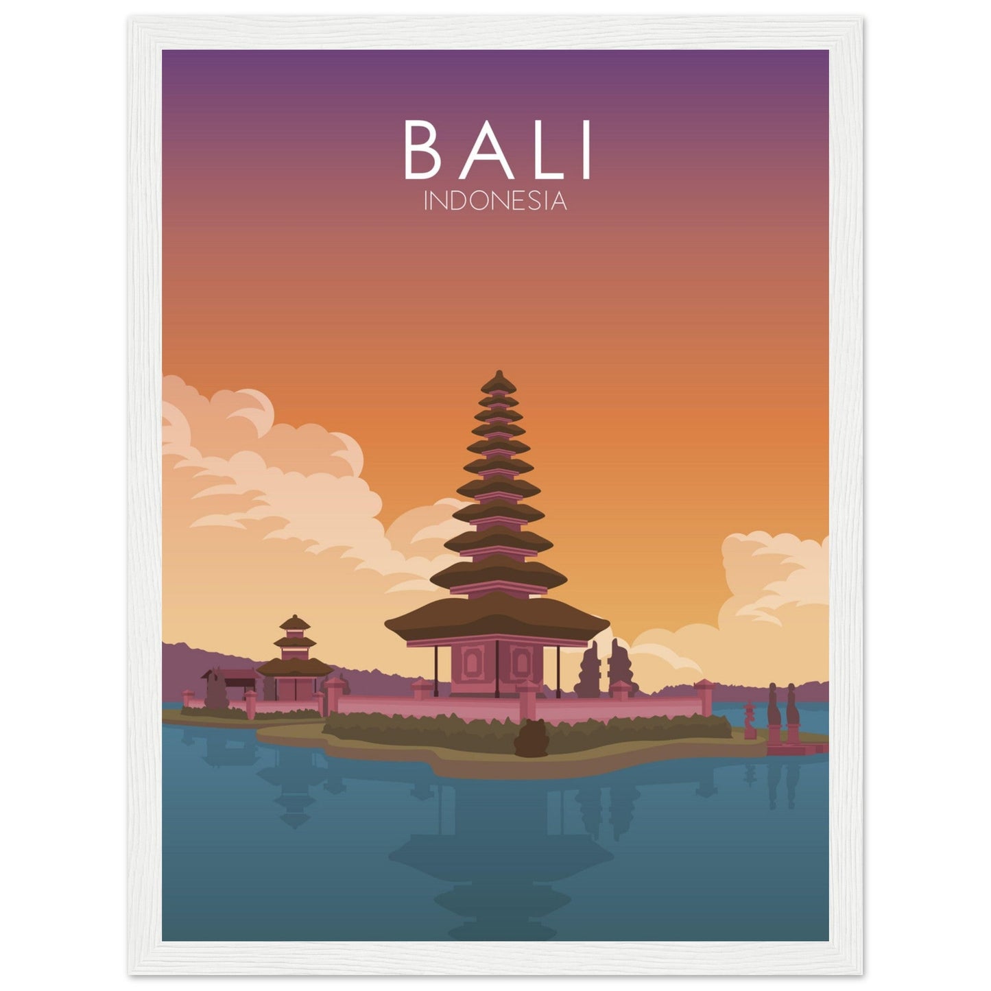 Bali Poster | Bali Wall Art | Bali Sunset Print