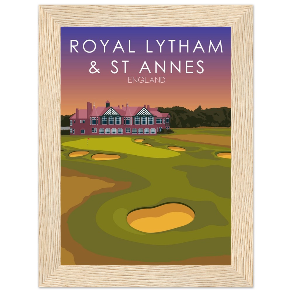 Royal Lytham & St Annes Golf Course Sunset Print