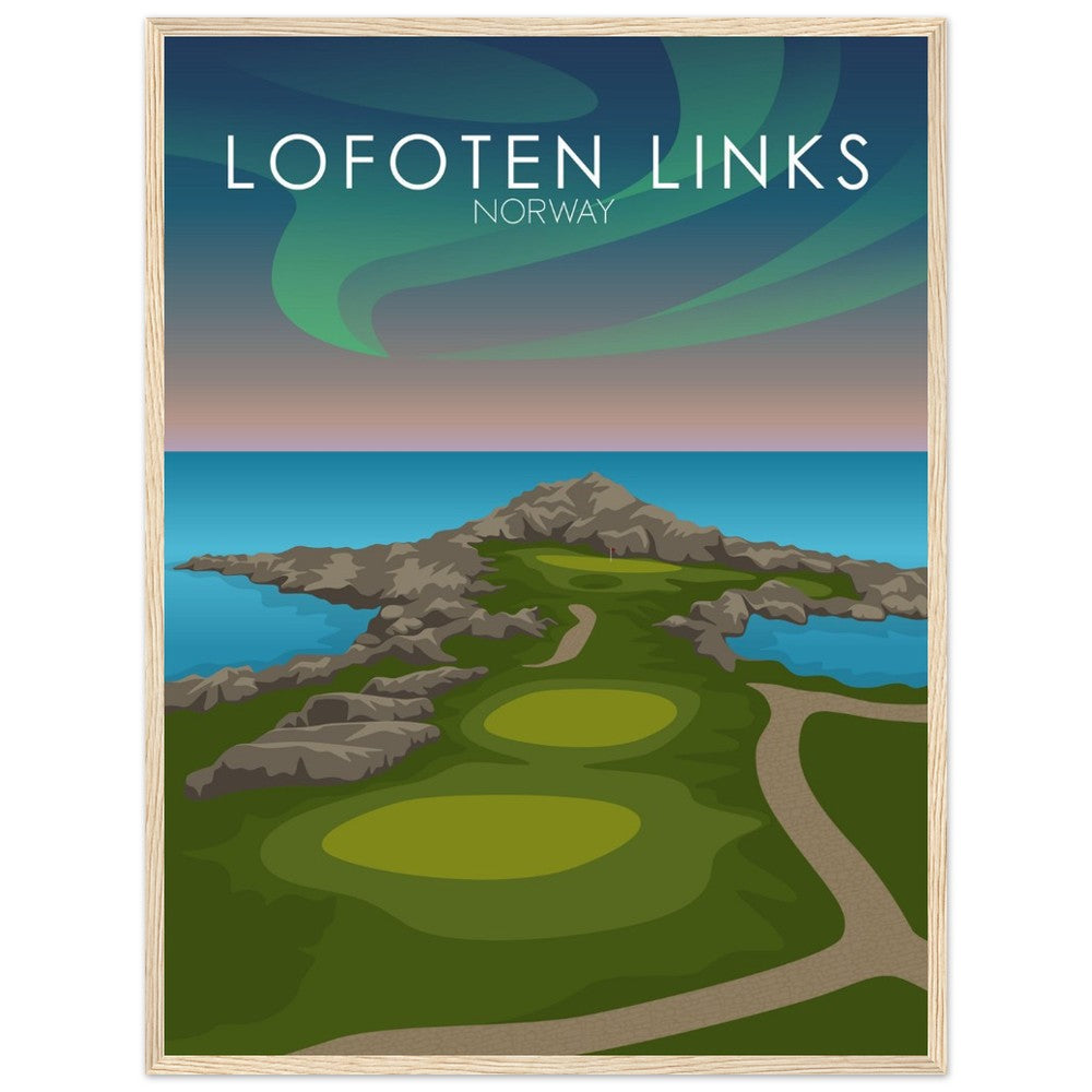 Lofoten Links Golf Course Print