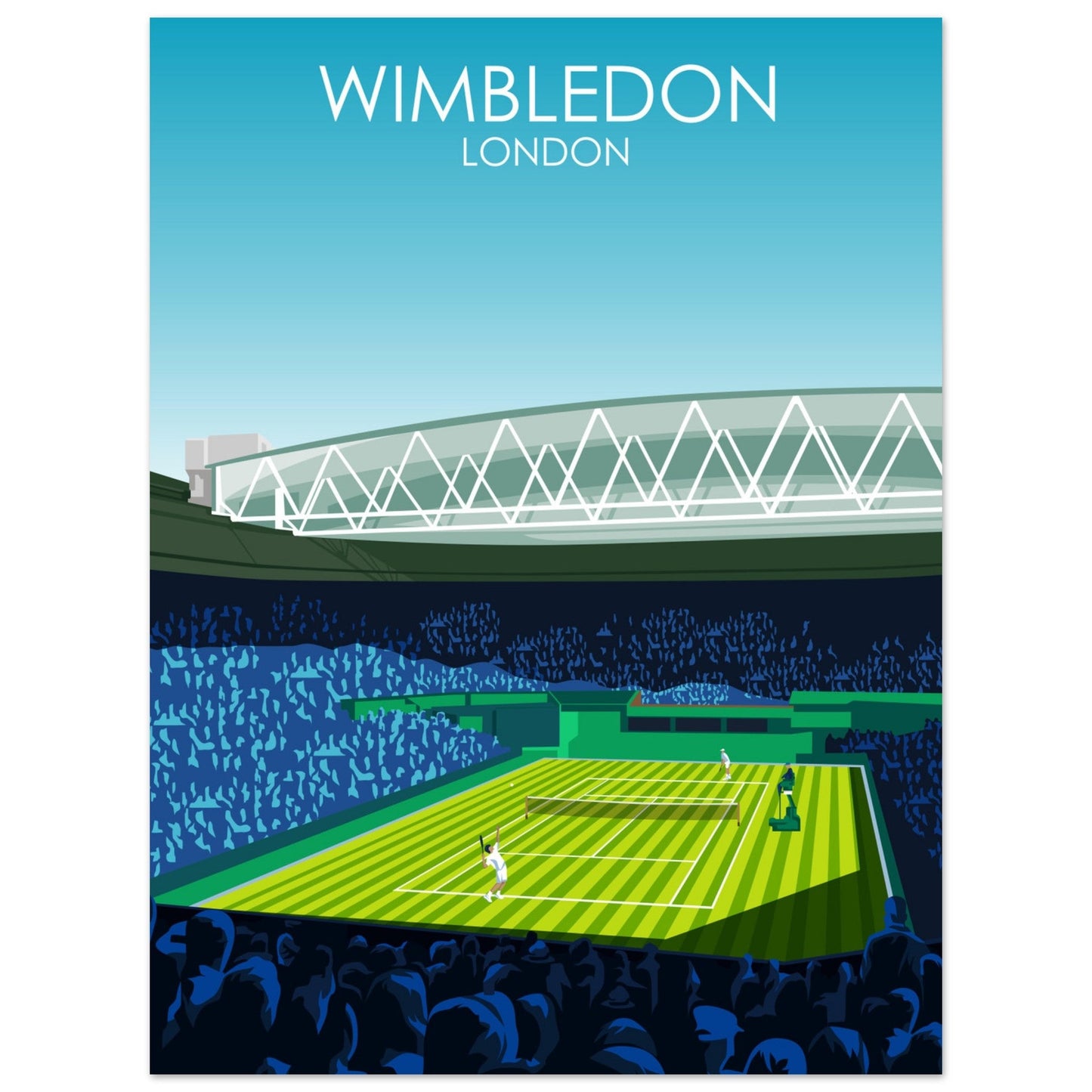 Wimbledon Poster - Wimbledon Centre Court Tennis Poster