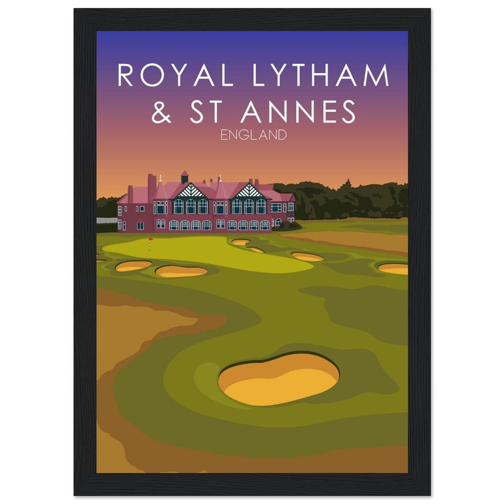 Royal Lytham & St Annes Golf Course Sunset Print