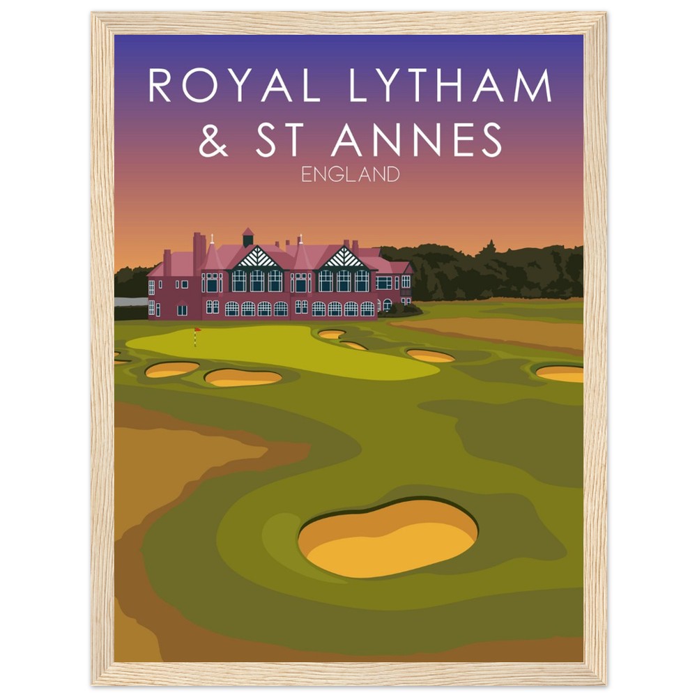 Royal Lytham & St Annes Golf Course Sunset Print