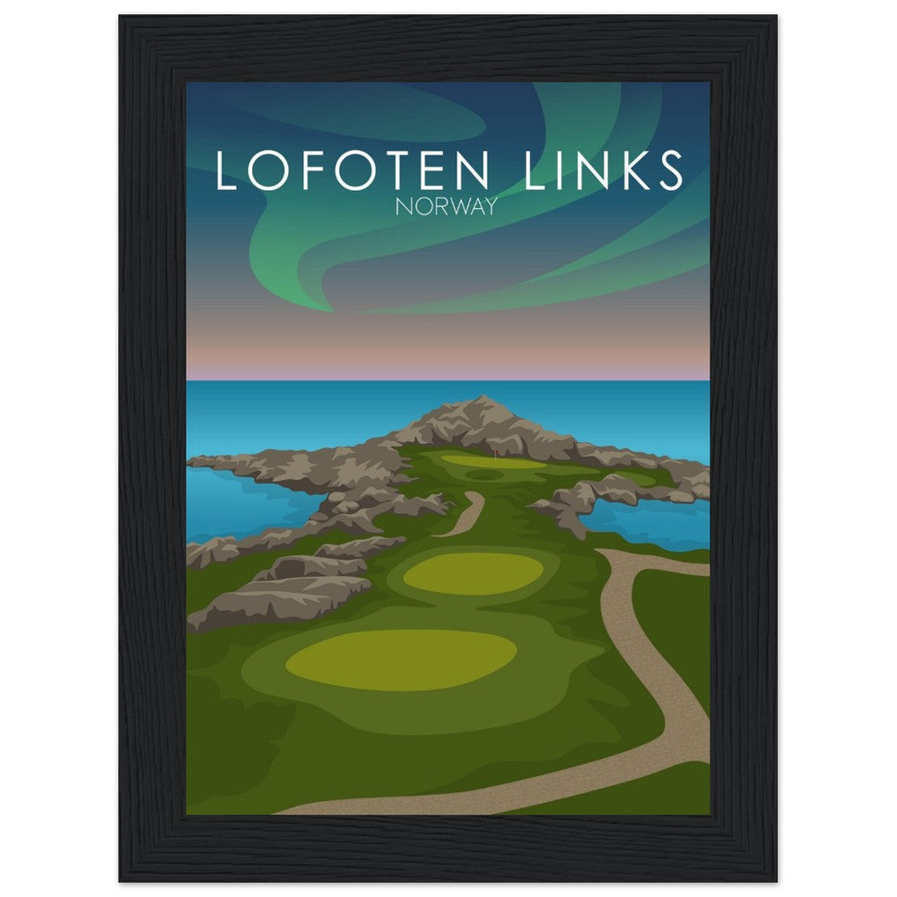 Lofoten Links Golf Course Print