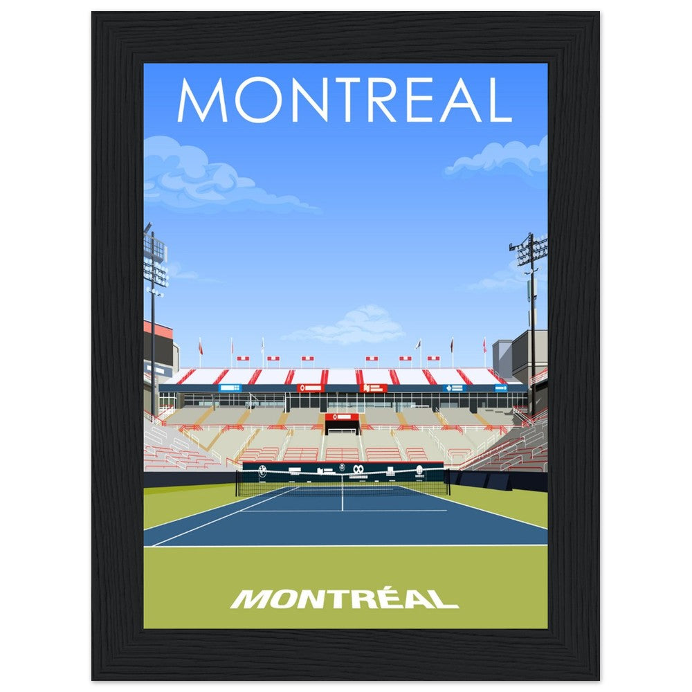 Montreal ATP/WTA Masters Tennis Stadium Poster