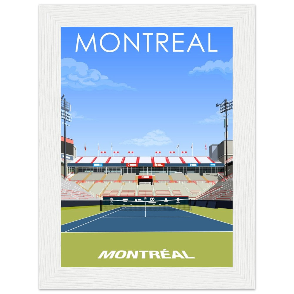 Montreal ATP/WTA Masters Tennis Stadium Poster