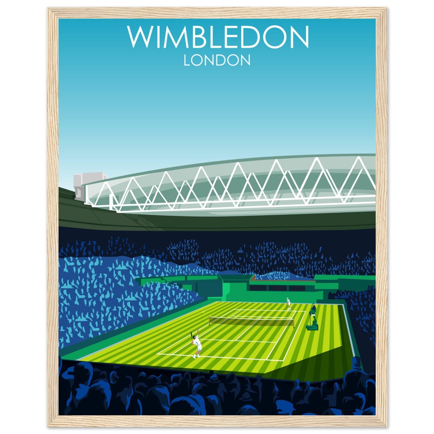 Wimbledon Poster - Wimbledon Centre Court Tennis Poster