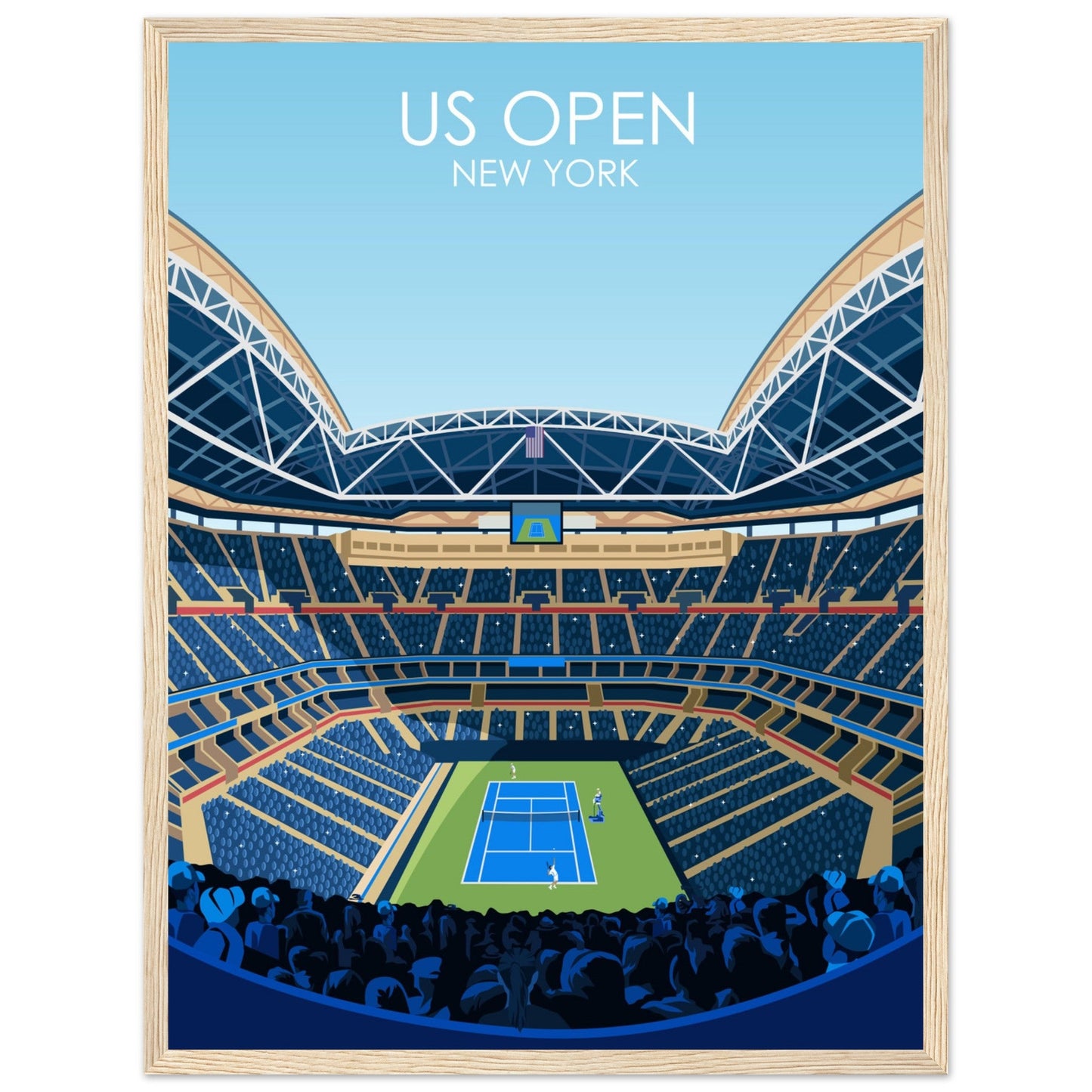US Open  Poster - Arthur Ashe Stadium Poster