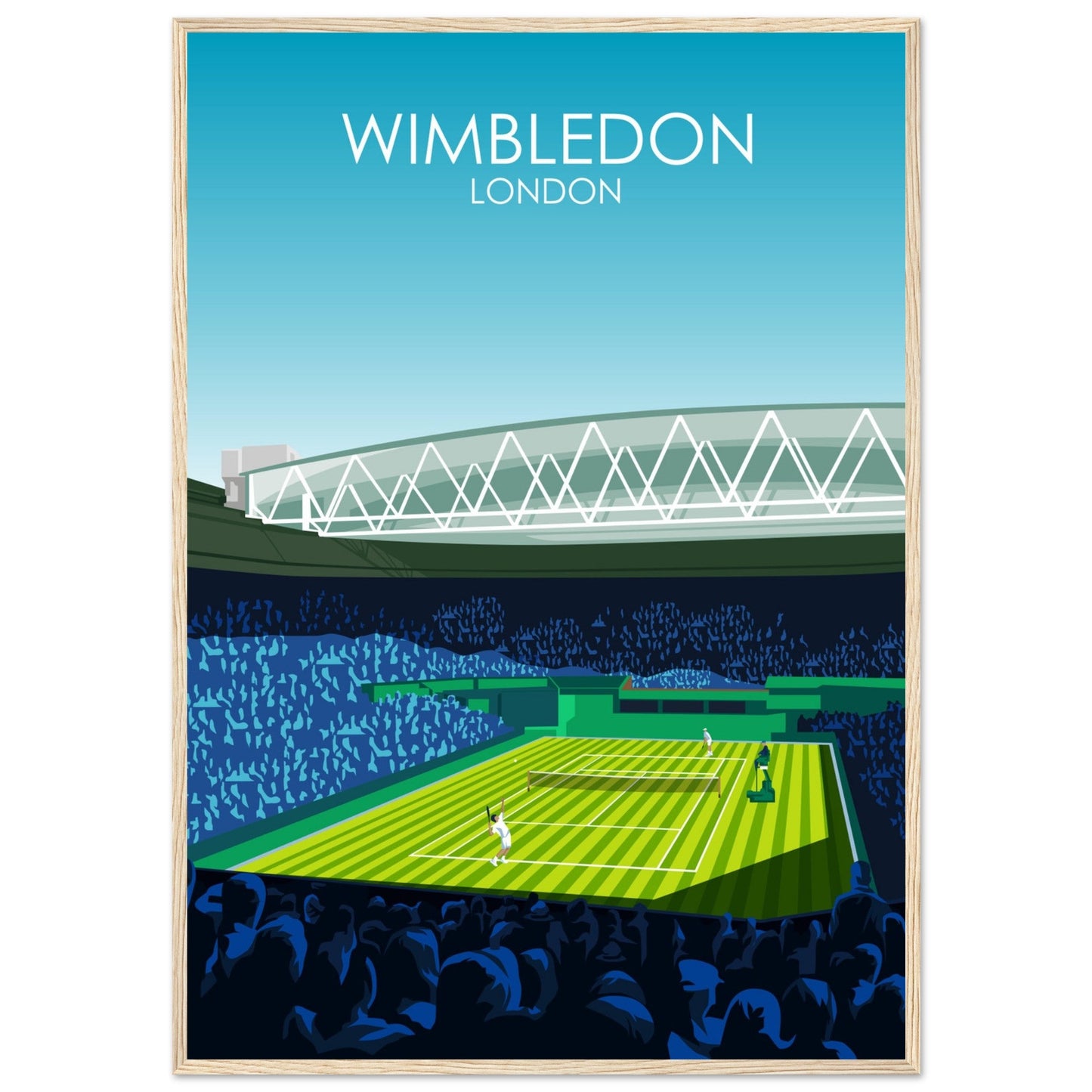 Wimbledon Poster - Wimbledon Centre Court Tennis Poster