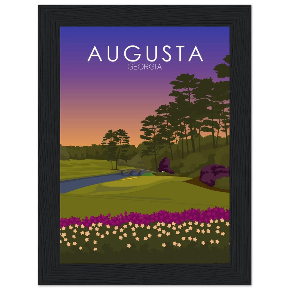 Augusta National Golf Course Sunset Print | Augusta National Poster