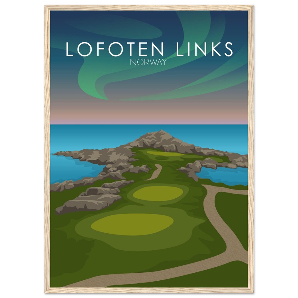 Lofoten Links Golf Course Print