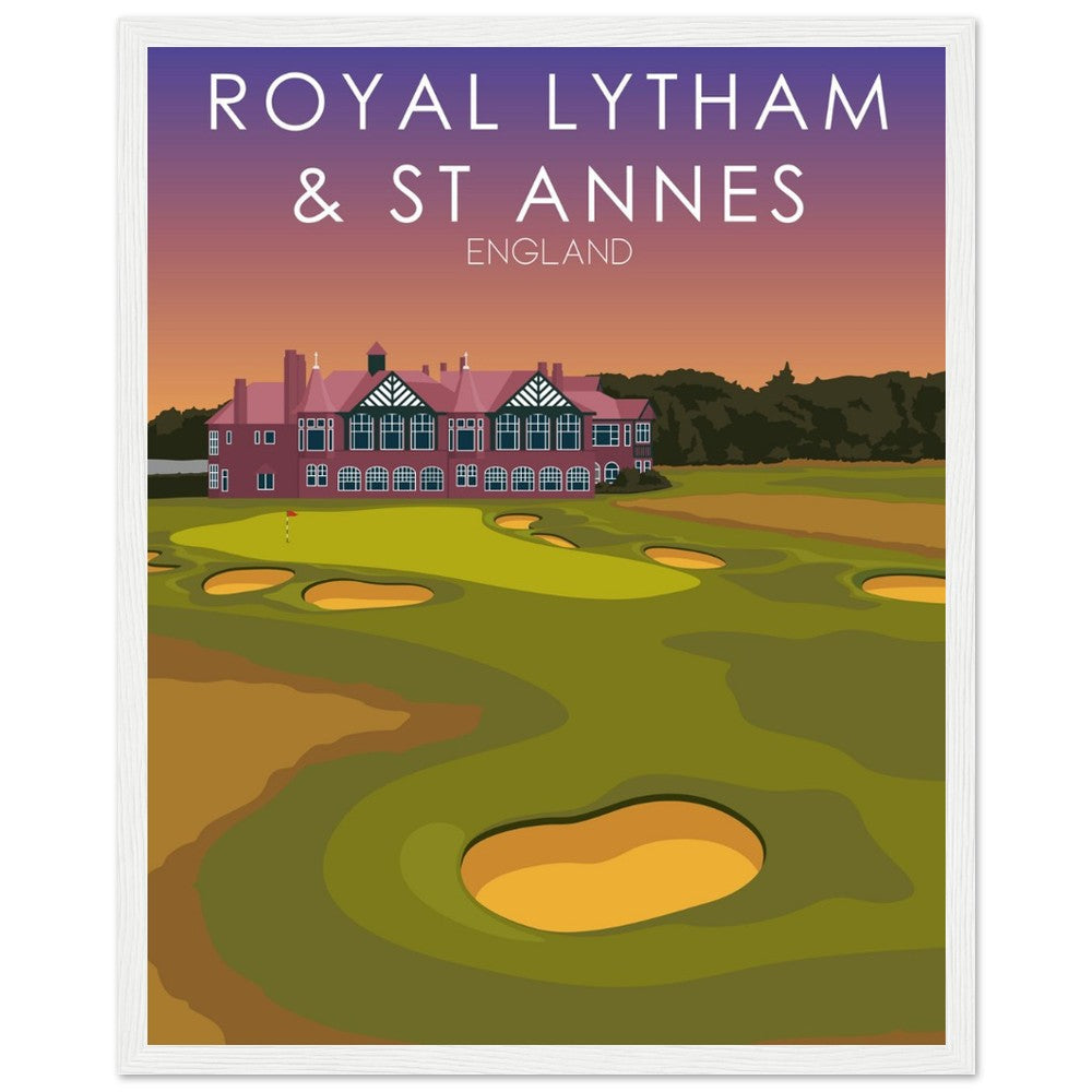 Royal Lytham & St Annes Golf Course Sunset Print