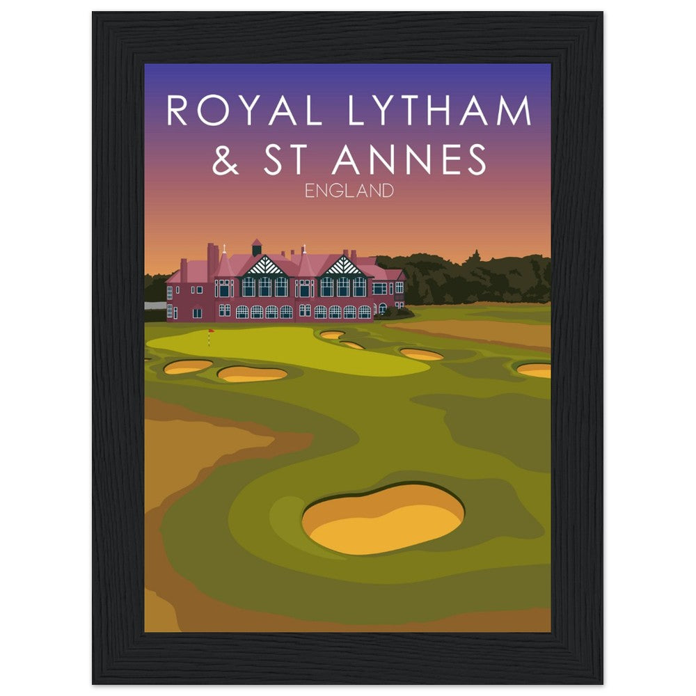 Royal Lytham & St Annes Golf Course Sunset Print