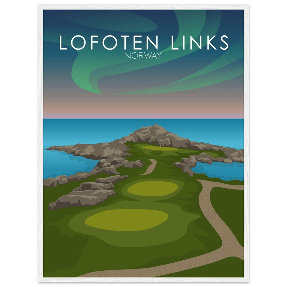 Lofoten Links Golf Course Print