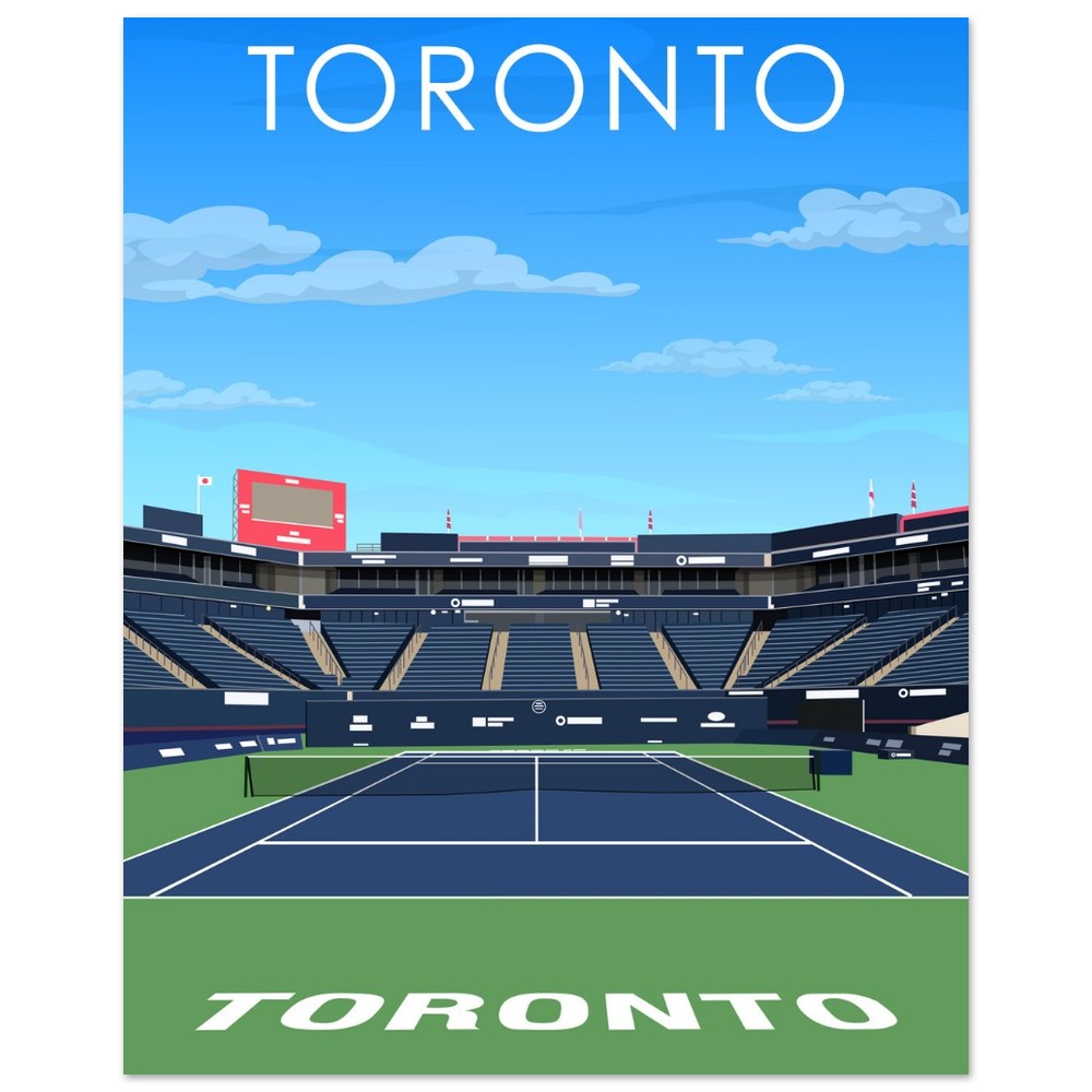 Toronto ATP/WTA Masters Tennis Stadium Poster