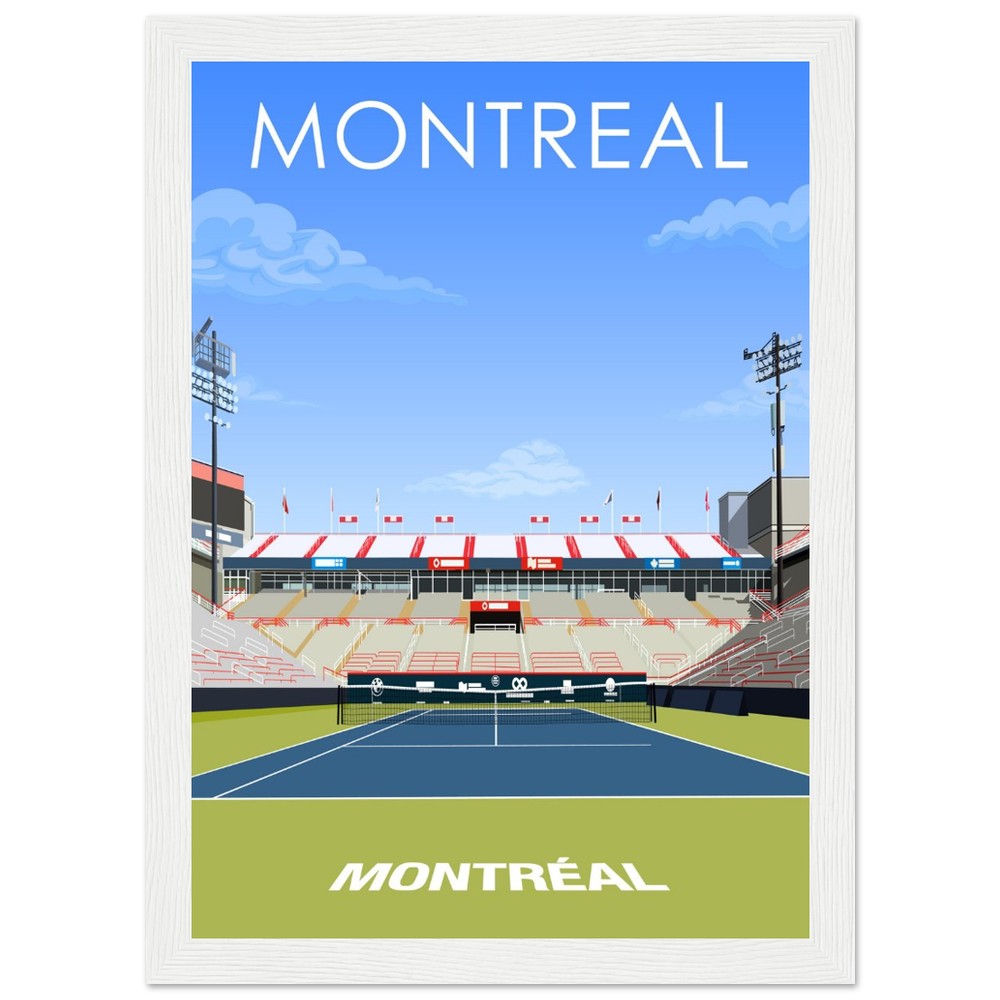 Montreal ATP/WTA Masters Tennis Stadium Poster