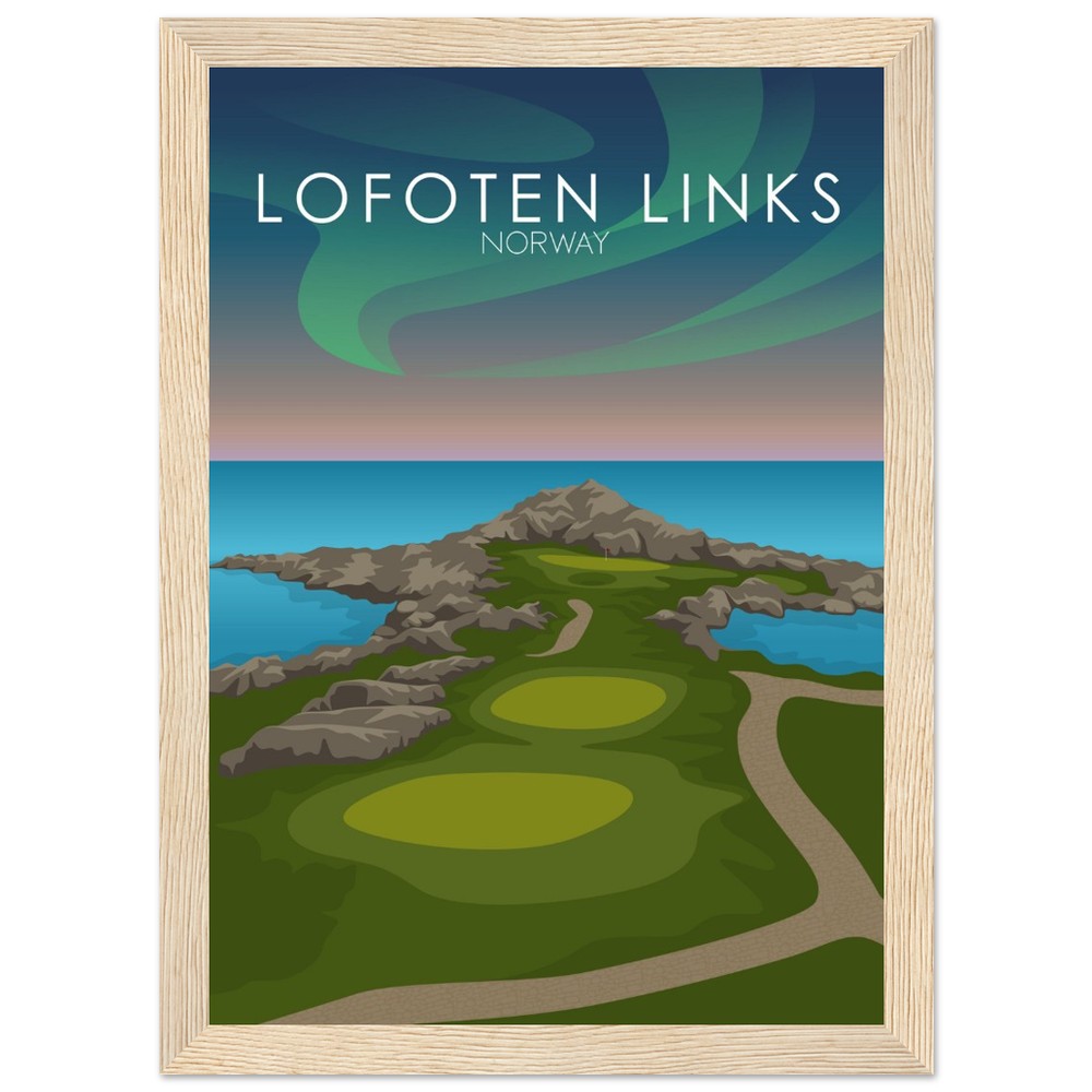 Lofoten Links Golf Course Print