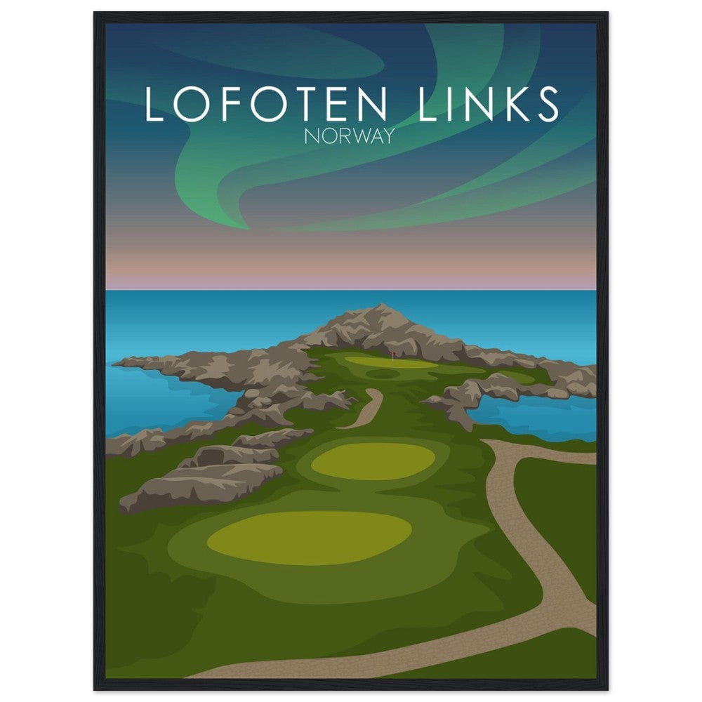 Lofoten Links Golf Course Print