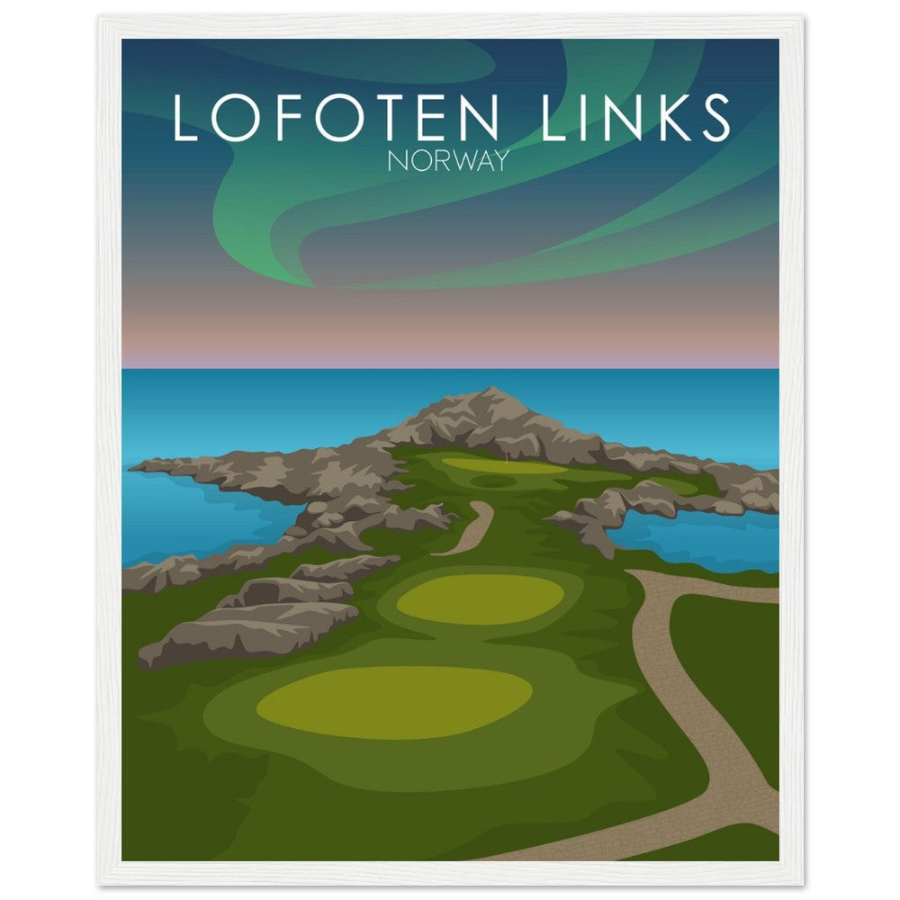 Lofoten Links Golf Course Print