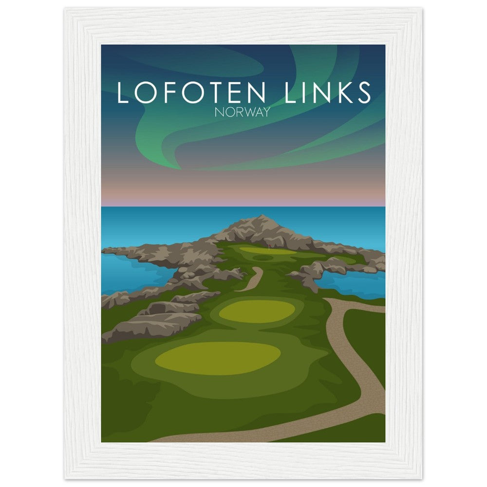 Lofoten Links Golf Course Print