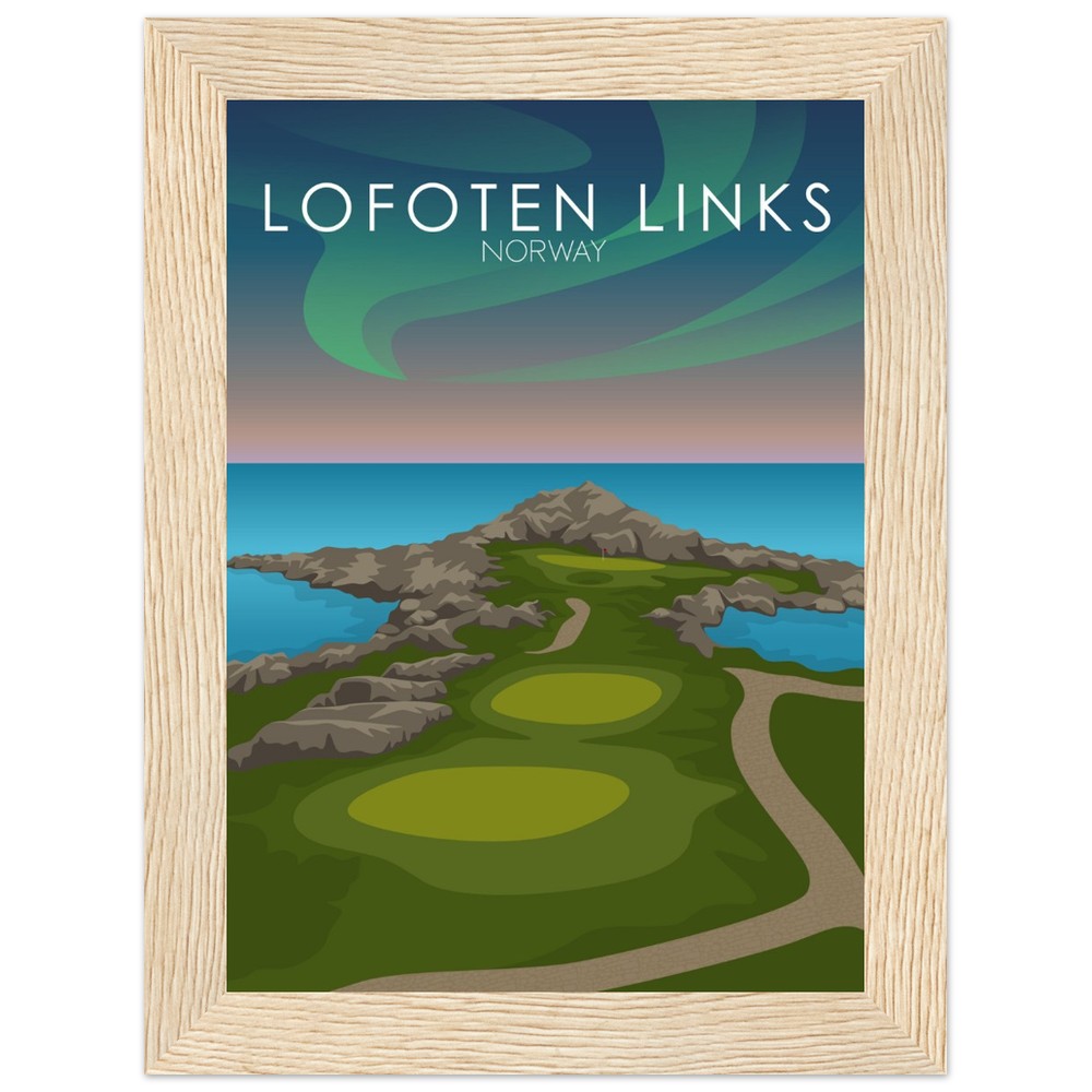 Lofoten Links Golf Course Print