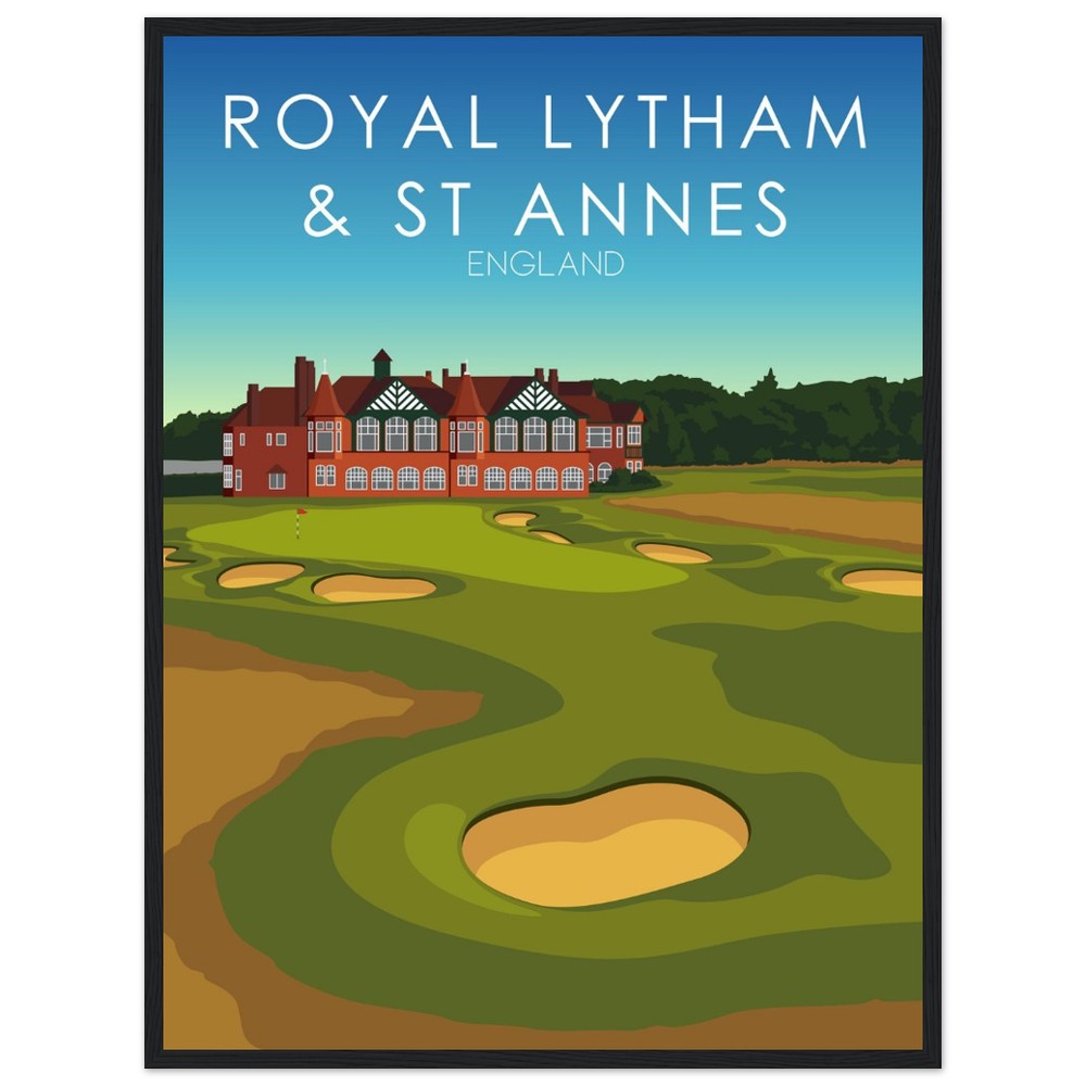 Royal Lytham & St Annes Golf Course Poster