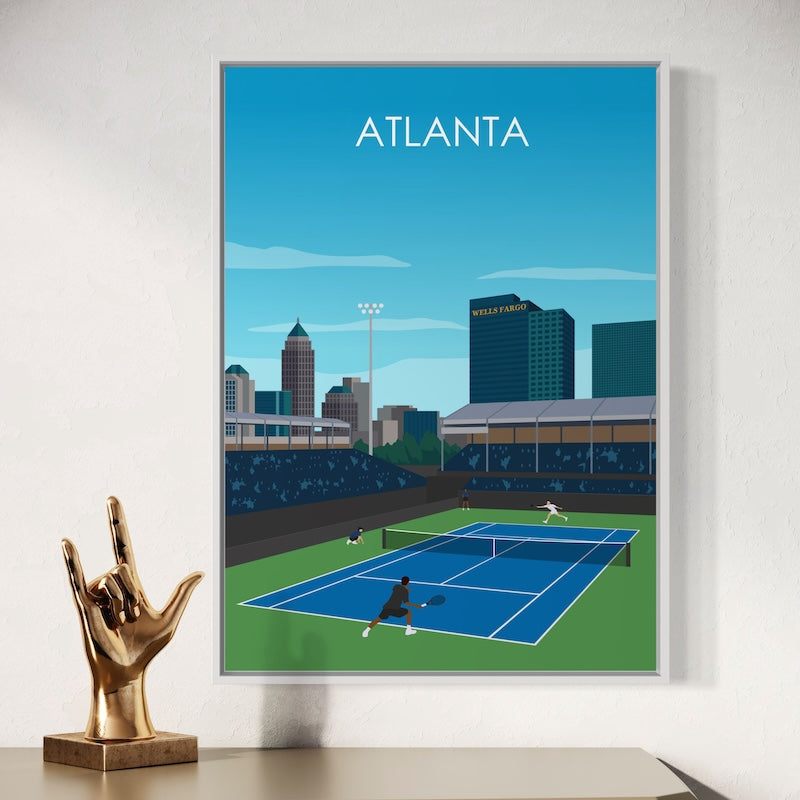 Atlanta Open ATP Poster | Atlanta Open Print | Atlanta Open Daytime Wall Art