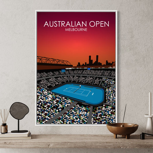 Australian Open Tennis Poster