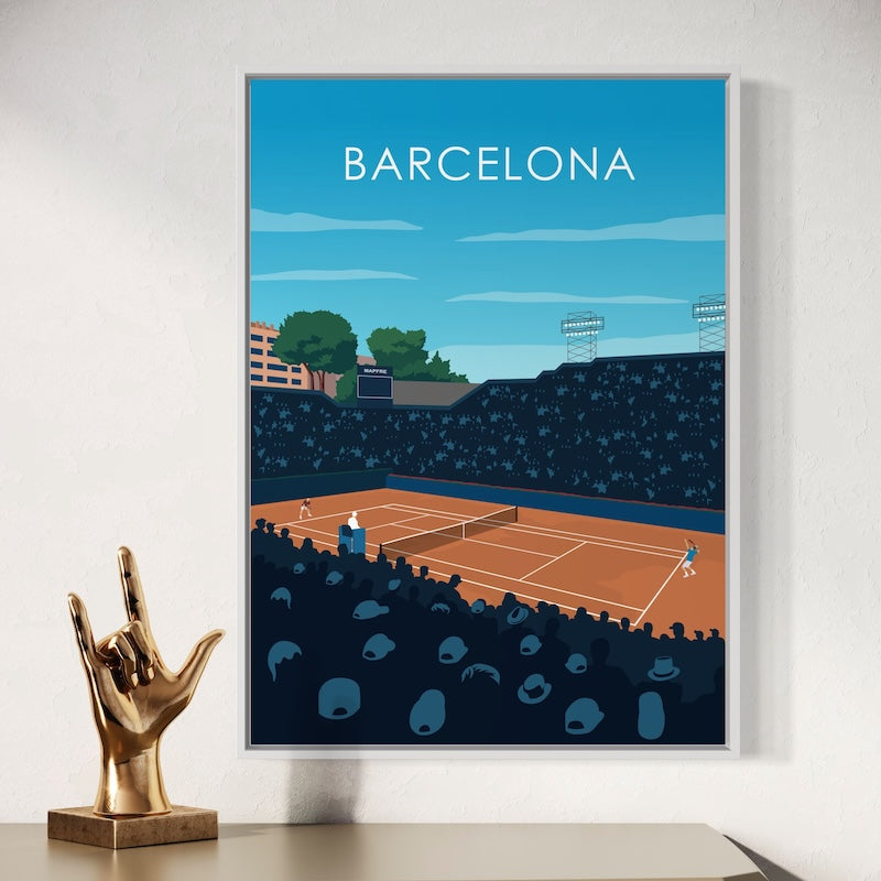 Barcelona ATP Tennis Print | Barcelona ATP Tennis Print