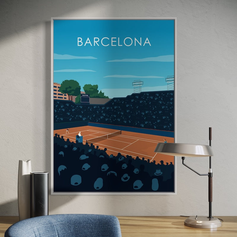 Barcelona ATP Tennis Print | Barcelona ATP Tennis Print