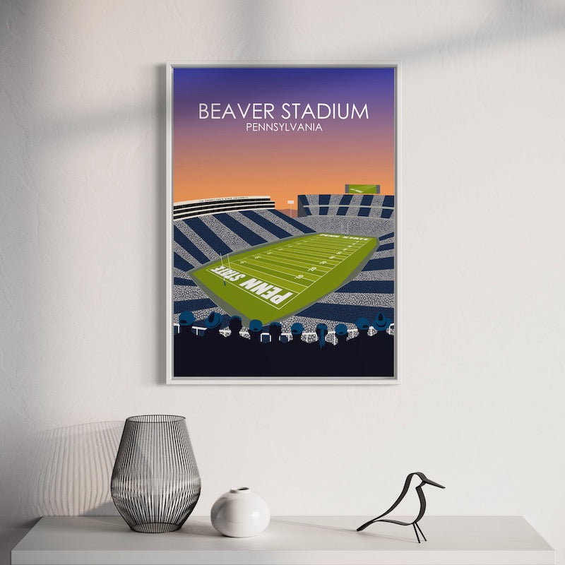 Beaver College Football Stadium Prints
