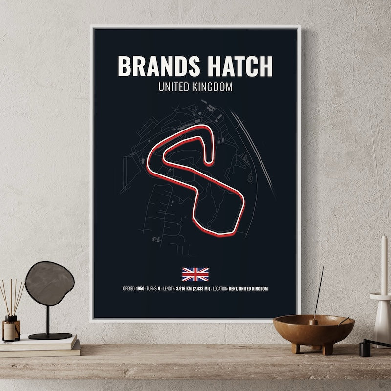 Brands Hatch Poster | Brands Hatch Print | Brands Hatch Wall Art