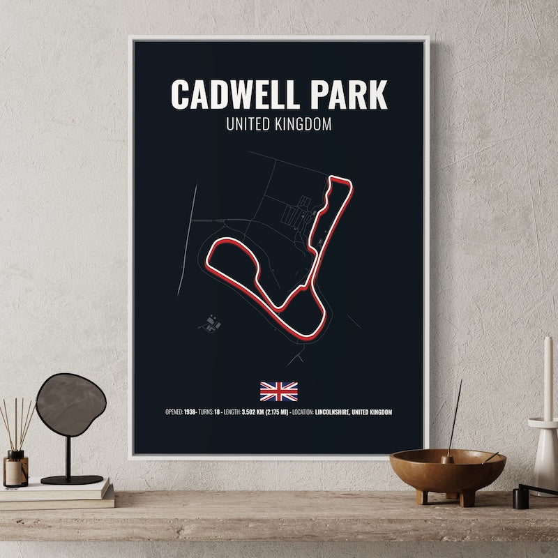 Cadwell Park Poster | Cadwell Park Print | Cadwell Park Wall Art