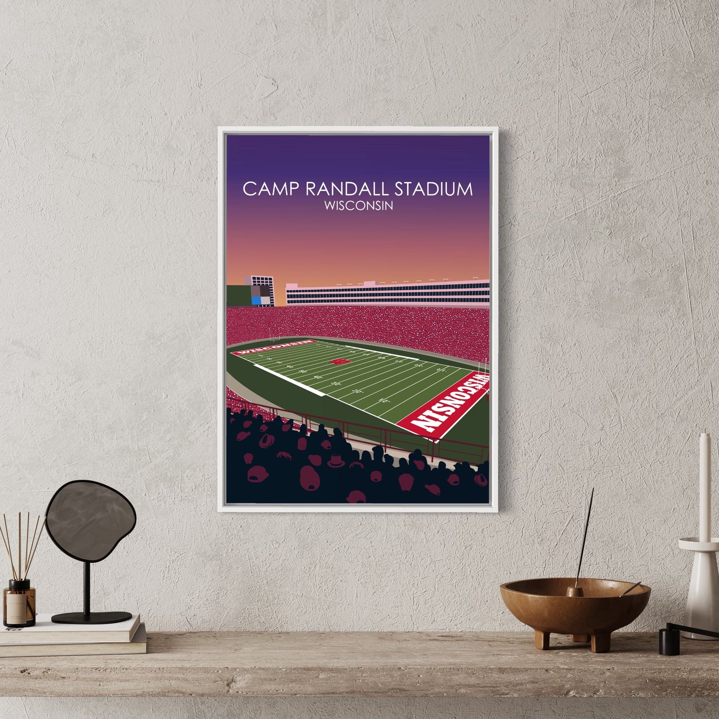 Camp Randall Stadium Print | University of Wisconsin Badgers College Football Stadium Print