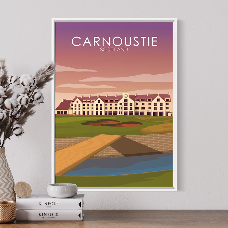 Carnoustie Golf Course Sunset Print