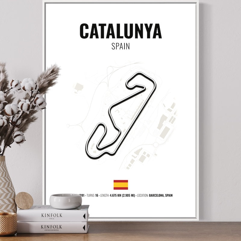 Catalunya F1 Grand Prix Poster | Catalunya F1 Grand Prix Print | Catalunya F1 Grand Prix Wall Art