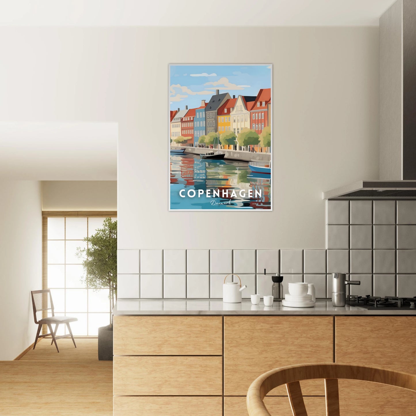 Copenhagen Travel Poster