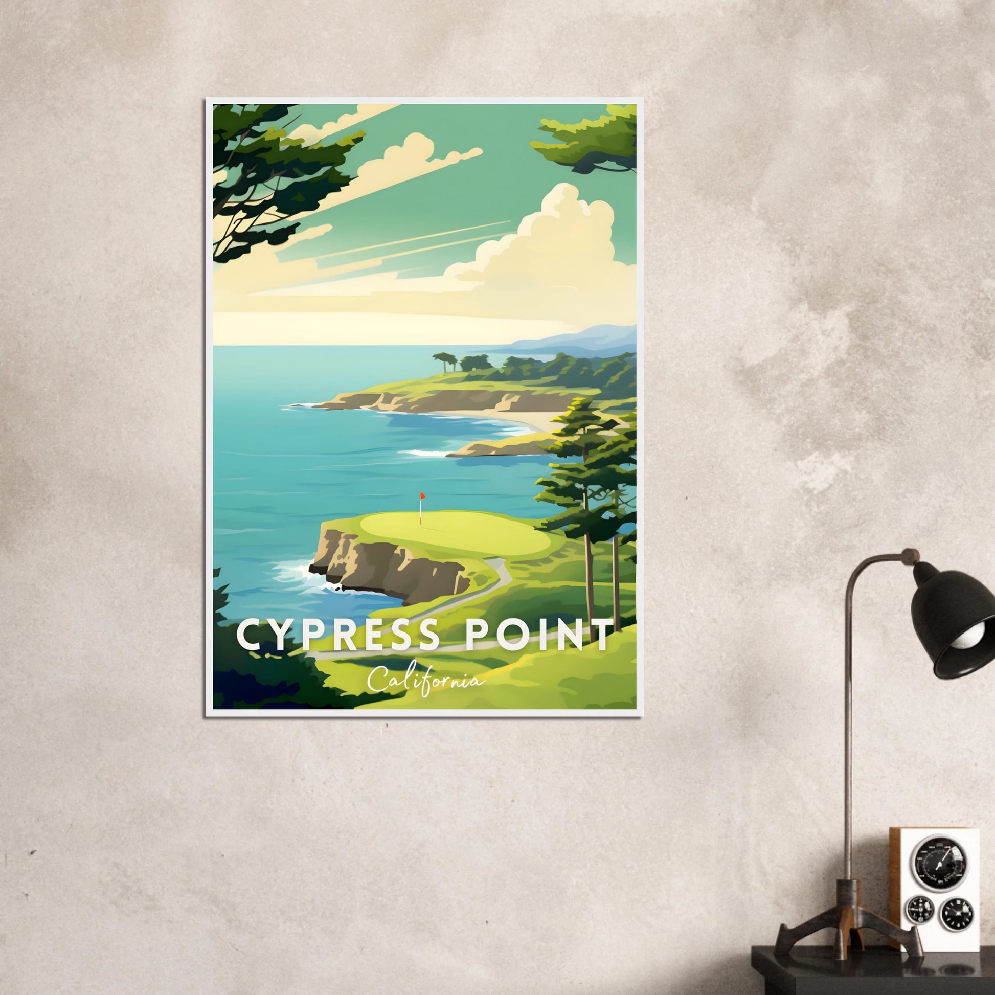 Cypress Point Golf Poster