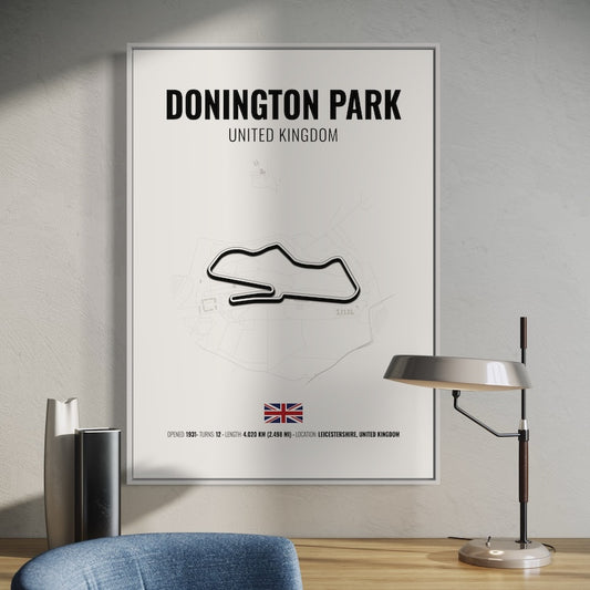 Donington Park Poster | Donington Park Print | Donington Park Wall Art