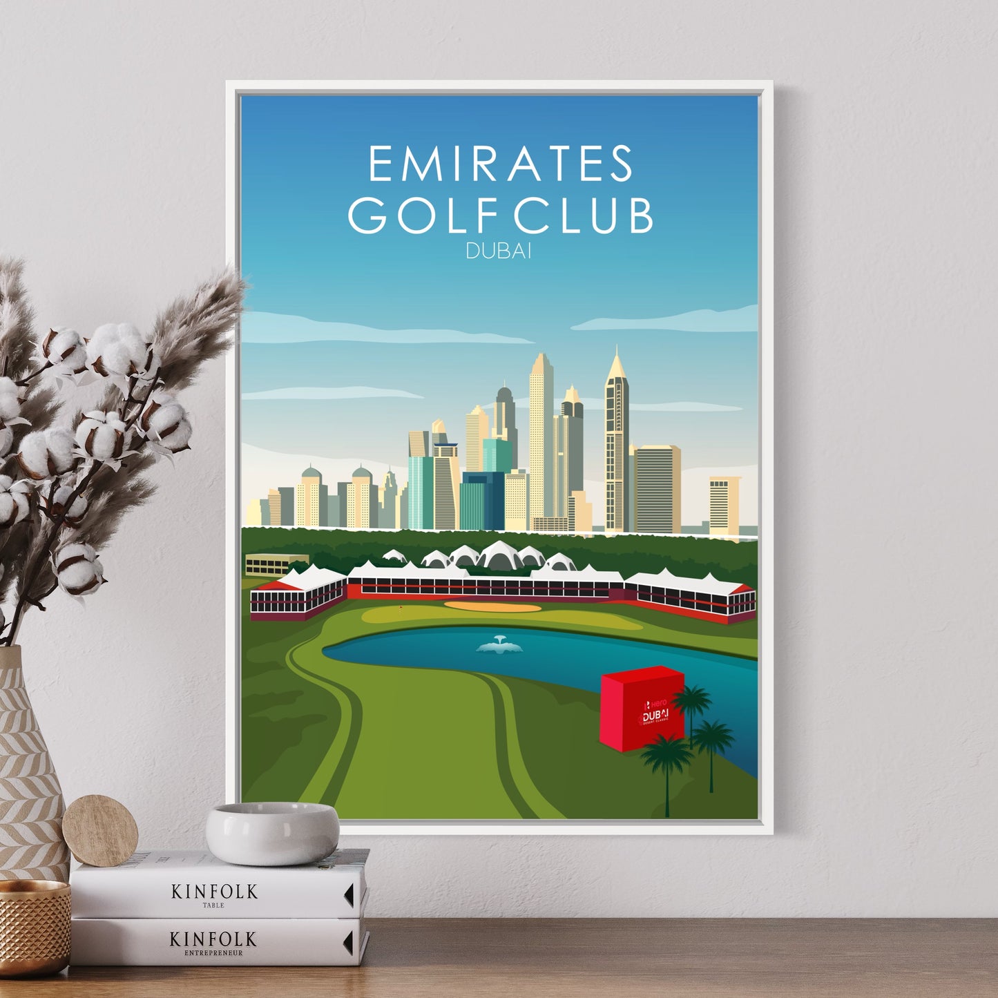 Emirates Golf Course Print -18th Hole